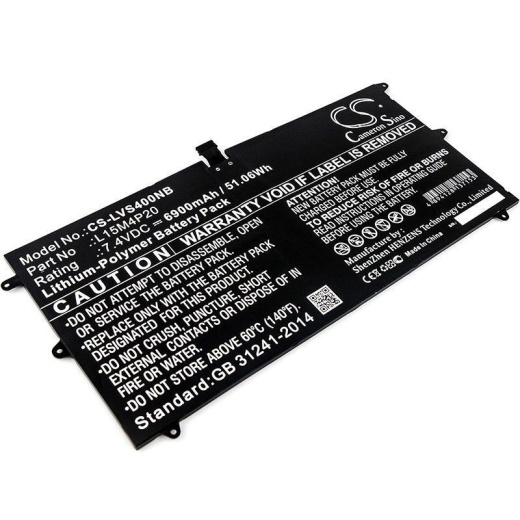 Аккумулятор CameronSino CS-LVS400NB для ноутбука Lenovo Yoga 4S, Yoga 900S, 7.4В, 6900 мАч, 51.06 Вт, Li-Polymer, черный