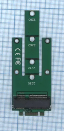 Переходник SSD mSATA на SSD M.2 эмулятор M.2