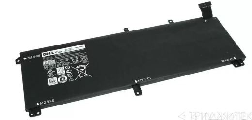 Аккумулятор (батарея) для Dell XPS 15 9530 61Wh оригинал б.у.