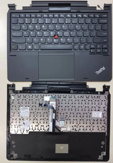 Клавиатура для ноутбука Lenovo ThinkPad X1 Helix черная, с верхней панелью