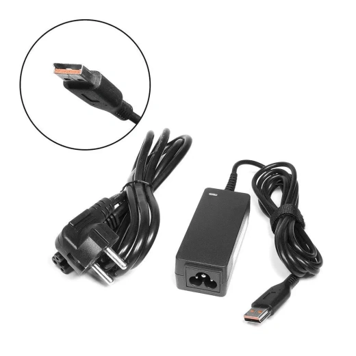 Блок питания (зарядное) для ноутбука Lenovo Yoga 700-14, 900-13, 20 В, 2 А, Lenovo USB Power, 40 Вт