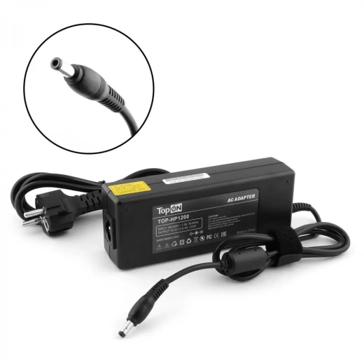Блок питания (зарядное) TopON TOP-HP1200 для ноутбуков HP 18.5 В, 6.5 А, 7.4x5.0