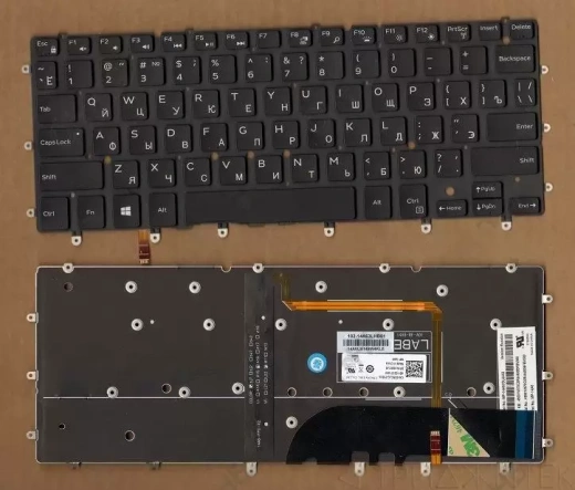 Клавиатура для ноутбука Dell XPS 13-9343, 13-9360, 13-9350 черная