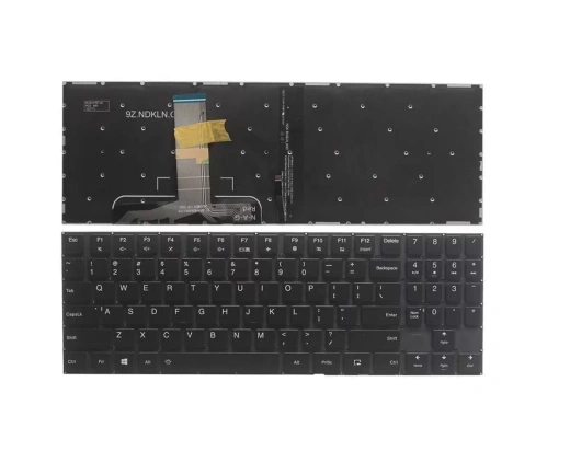 Клавиатура для ноутбука Lenovo Legion Y540 черная с белой подсветкой