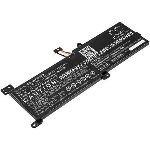 Аккумулятор CameronSino CS-LVT320NB для ноутбука Lenovo 130-14AST, 320-14AST, 7.5В, 3900 мАч, 29.25 Вт, Li-Polymer, черный