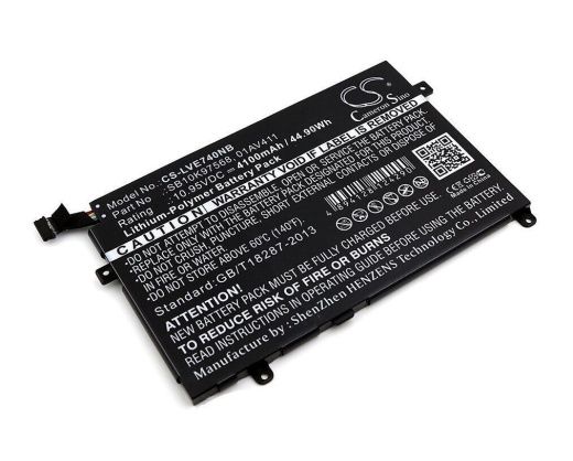 Аккумулятор CameronSino CS-LVE740NB для ноутбука Lenovo Thinkpad E470, 10.95В, 4100 мАч, 44.9 Вт, Li-Polymer, черный