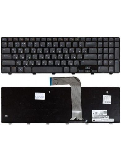 Клавиатура для ноутбука Dell Inspiron N5110, M5110, M511R Черная