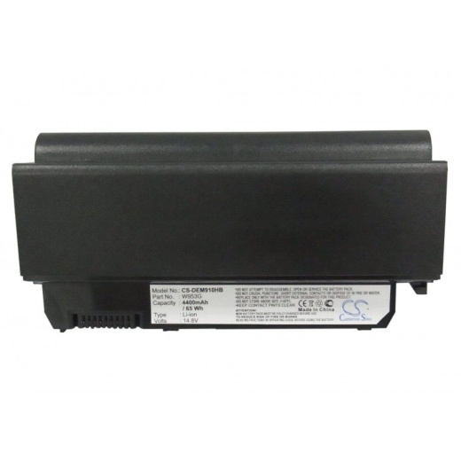 Аккумулятор CameronSino CS-DEM910HB для ноутбука Dell Inspiron 910, Inspiron Mini 9, 14.8В, 4400 мАч, Li-ion, черный
