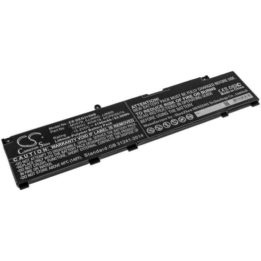 Аккумулятор CameronSino CS-DEG315NB для ноутбука Dell G3 15 3500 3500-0849, 15.2В, 4150 мАч, 63.08 Вт, Li-Polymer, черный