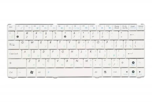 Клавиатура для Asus N10/N10E/N10J, EEE PC 1101HA RU, White
