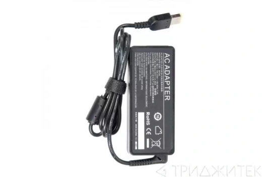 Блок питания (зарядное) для ноутбука Lenovo 20 В, 2.25 А, 45 Вт, прямоугольный