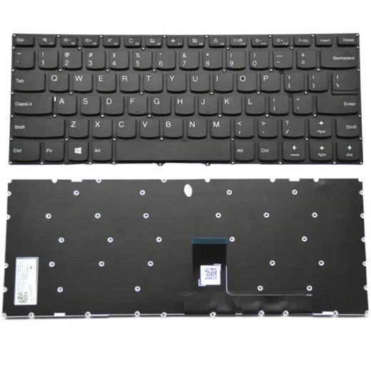 Клавиатура для ноутбука Lenovo Ideapad 310-14IAP, 310-14IKB, 310-14ISK, V510-14ikb, черная гор Enter