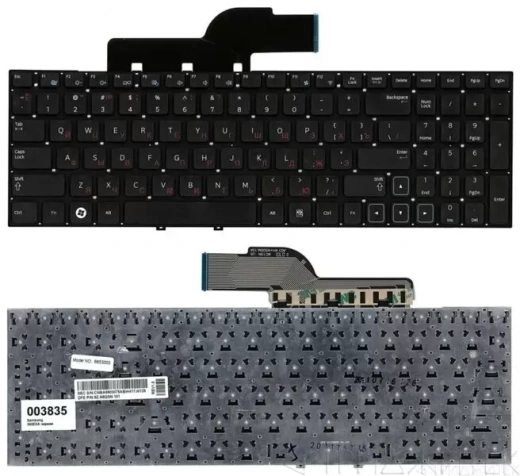 Клавиатура для ноутбука Samsung NP300E5A, NP300E5C, NP300V5A Черная