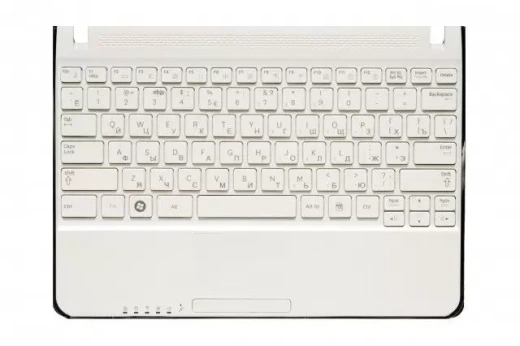 Клавиатура для Samsung N220 (Keyboard+Palmrest+Touch PAD+Loudspeaker) RU, White