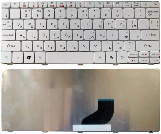 Клавиатура для ноутбука Acer Aspire One 521, AO532H, D255, D260, D270, NAV50, PAV80, Happy, Happy2
