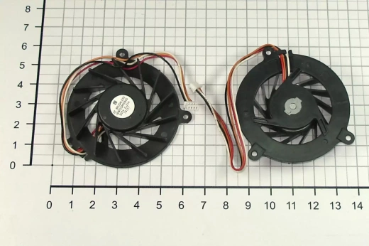 Вентилятор (кулер) для ноутбука Asus F3J, A8 (4 Pin, длинный провод)
