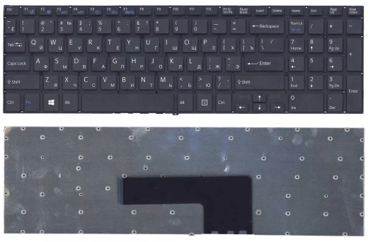 Клавиатура для ноутбука Sony FIT 15 SVF15 черная