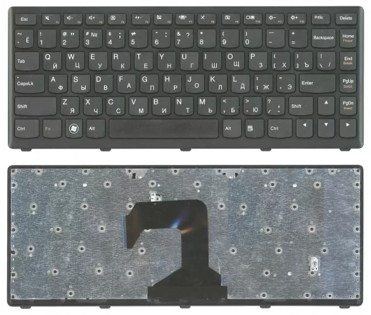 Клавиатура для ноутбука Lenovo IdeaPad S300 S400 S405, черная