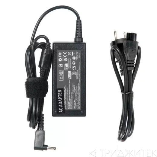 Блок питания ZeepDeep для ультрабука Asus UX21, UX21A, VivoBook F201E, F202E, Q200E, S200E, X202E, X201E, 19V, 2.37A, 45W, 4.0х1.35 с кабелем