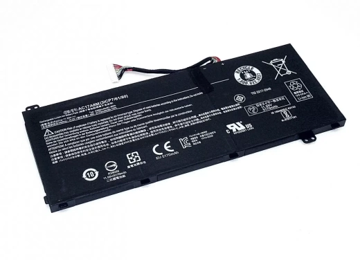 Аккумуляторная батарея для ноутбука Acer Spin 3 SP314 (AC17A8M) 11.55В 5360 мАч, оригинал, черная