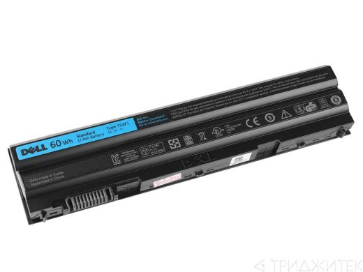 Аккумулятор для ноутбука Dell Latitude E6420, Inspiron 15R (5520), 17R (5720), 17R (SE-7720), Latitude E5420, E5430, E5520, E5530, E6420, E6430, E6520, E6530, Vostro 3460, 3560, 5200mAh, 11.1V