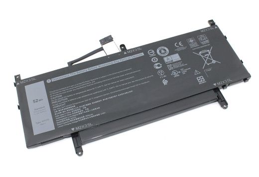 Аккумулятор (батарея) N7HT0 для ноутбука Dell Latitude 9510, 7.6В 52Wh/6500мАч