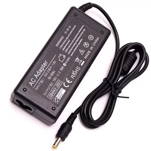 Блок питания (сетевой адаптер) для ноутбуков Samsung 19V 3.16A 60W 5.5x3.0, без сетевого кабеля и коробки