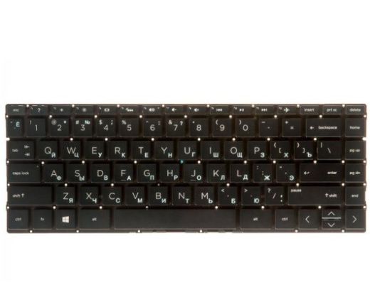 Клавиатура для ноутбука HP Envy 13-AD, 13-AD010NR, 13-AD100, 13-AD173CL, черная с подсветкой