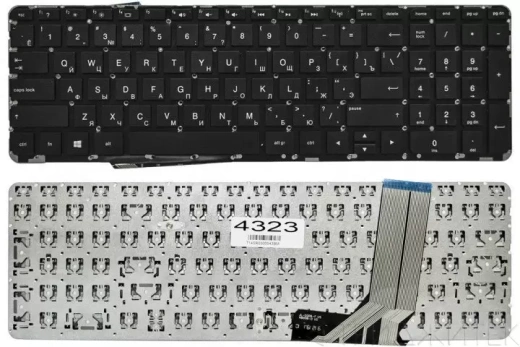 Клавиатура для ноутбука HP Envy 15-j000, 17-j000 чёрная, с рамкой, с подсветкой