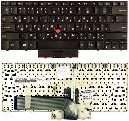Клавиатура для ноутбука Lenovo IBM ThinkPad Edge 14 15 E40 E50, черная