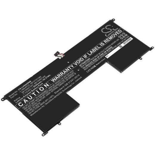 Аккумулятор CameronSino CS-LVS940NB для ноутбука Lenovo IdeaPad S940-14IWL, YOGA S940 14, 7.72В, 6550 мАч, 50.57 Вт, Li-Polymer, черный