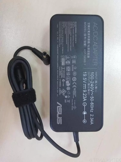 Блок питания (сетевой адаптер) для ноутбука Asus 19.5В, 9.23A, 180Вт, 6.0x3.7 (Slim), без сетевого кабеля (оригинал)