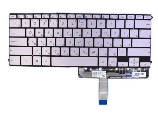 Клавиатура Asus UX490 UX490UA, Black Matte, Backlite, RU