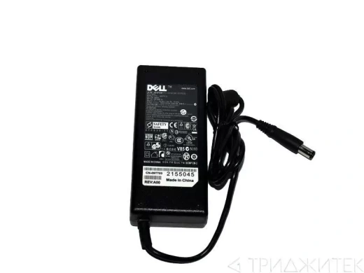 Блок питания (сетевой адаптер) для ноутбуков Dell 19,5V 4.62A 90W 7.4x5.0, (оригинал), без сетевого кабеля
