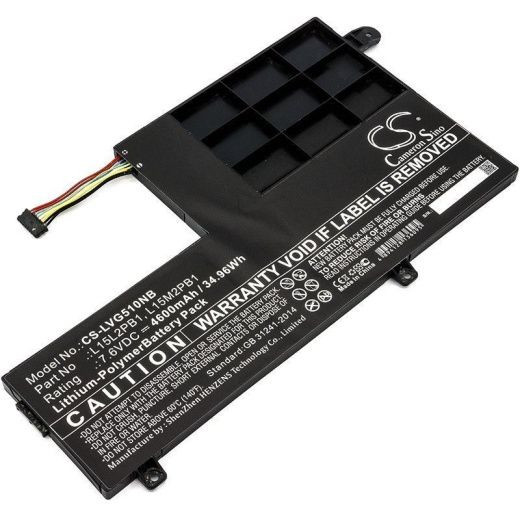 Аккумулятор CameronSino CS-LVG510NB для ноутбука Lenovo Yoga 510, Yoga 510-14AST, 7.6В, 4600 мАч, 34.96 Вт, Li-Polymer, черный
