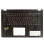 Клавиатура с топкейсом для ноутбука Asus FX505GE, FX505GD, FX505GM, FX505DD, FX505DT, FX505DY, черный, с красными кнопками, с красной подсветкой, с разбора