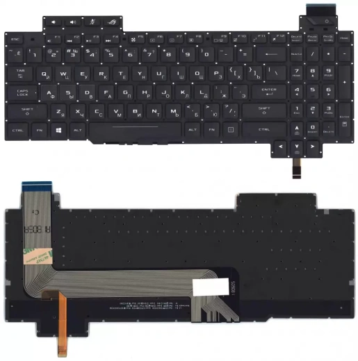 Клавиатура для ноутбука Asus ROG Strix GL503 GL503V GL503VD GL503VS c белой подсветкой