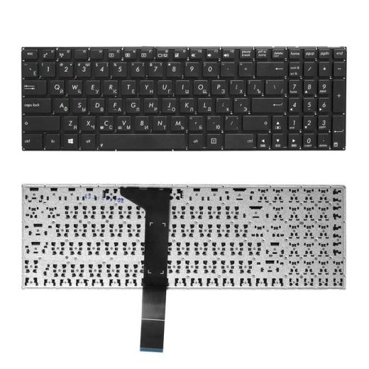 Клавиатура для ноутбука Asus X501, X550 без рамки (черная)