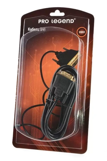 Кабель Pro Legend PL1111 DVI-D вилка - DVI-D вилка Dual Link, 1.8 м BL1