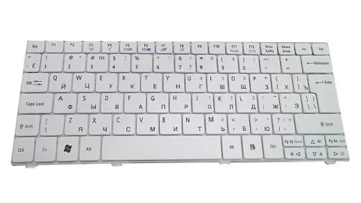 Клавиатура для Acer Aspire 1810T/1410/One 751 RU, White