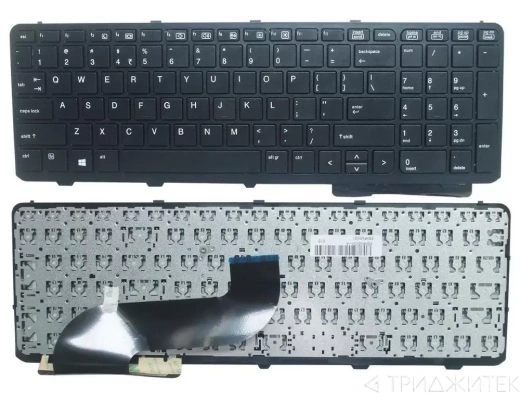 Клавиатура для ноутбука HP Probook 650 G1, с рамкой