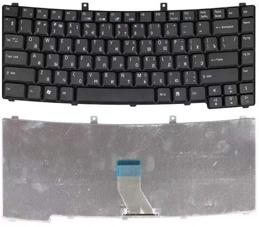 Клавиатура для ноутбука Acer TravelMate 2300, 2310, 2410, 2420, 2430, 2440, 2460, 2470, 2480, 3240, 3250, 3260, 3270, 3280, 3290, 4000, 4010, 4020, 4060, 4070, 4080, 4100, 4210, 4220, 4270, 4400, 4500, 4600,4670