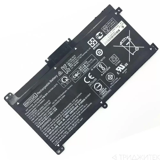 Аккумулятор (батарея) для ноутбука HP Pavilion X360 14-ba, (BK03XL), 3470мАч, 11.55В (оригинал)