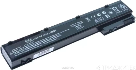 Аккумулятор для ноутбука HP EliteBook 8570w, 8560w, 8760w, 8770w, (VH08), 4400 мАч, 14.8B