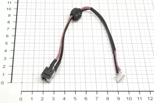 Разъем питания для ноутбука HY-T0004, Toshiba Satellite A500, L455, L555 (с кабелем)