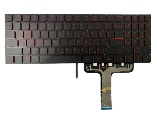 Клавиатура Lenovo Y540-15IRH Y540-17IRH, Red, BLACK, Backlite, RU