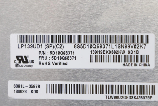 Матрица для  Lenovo Glass 81EQ 13,9 LaptopLCD assembly 1920*1080 UHD 3840*2160 