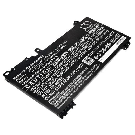Аккумулятор CameronSino CS-HPG460NB для ноутбука HP 66 Pro 13 G2, 6BN40EA, ProBook 430 G6, 11.55В, 3800 мАч, 43.89 Вт, Li-Polymer, черный