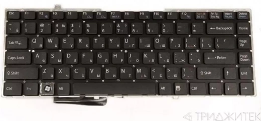 Клавиатура для ноутбука Sony VGN-FW, черная