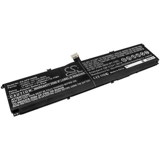 Аккумулятор CameronSino CS-HPE156NB для ноутбука HP Envy 15-EP0000NS, Envy 15-EP0000NU, 11.58В, 6750 мАч, 78.17 Вт, Li-Polymer, черный